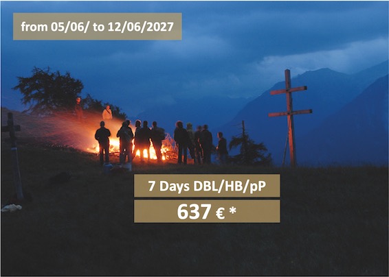 Special offers - Herz Jesu - Week from 15/06/ - 22/06/2027 - 7 Days DBL/HB/pP - 637 € * Special offers - Herz Jesu - Week from 15/06/ - 22/06/2027 - 7 Days DBL/HB/pP - 637 € *
